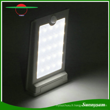 Éclairage solaire imperméable à l&#39;eau de l&#39;intense luminosité LED 25 LED lumière extérieure de mur de sonde de mouvement de PIR